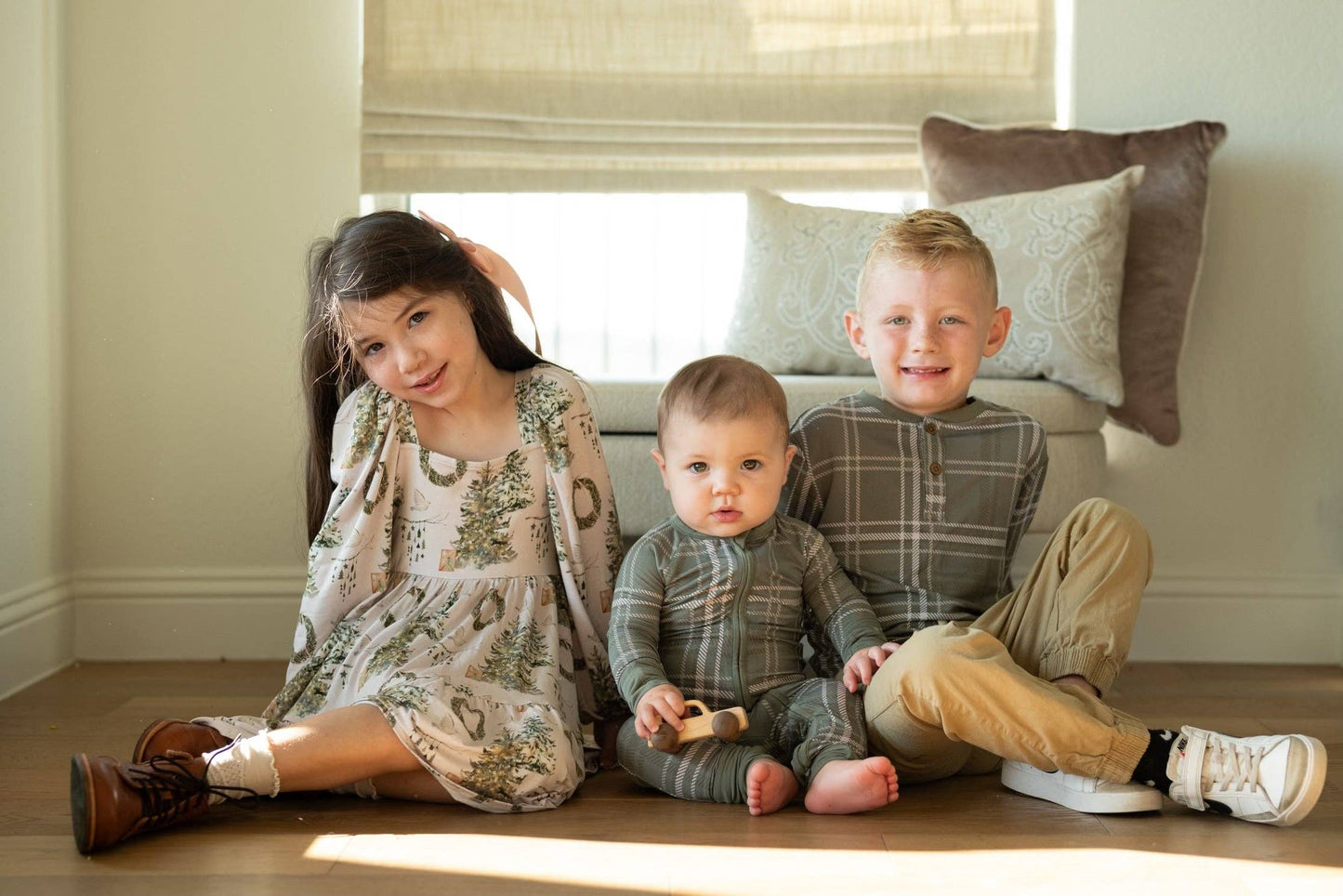 Sage Plaid Convertible Zippee