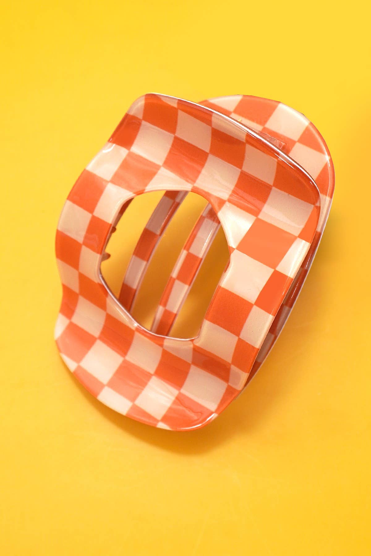 Flat Oval Hair Claw Clips Secure Styling | 40H1031