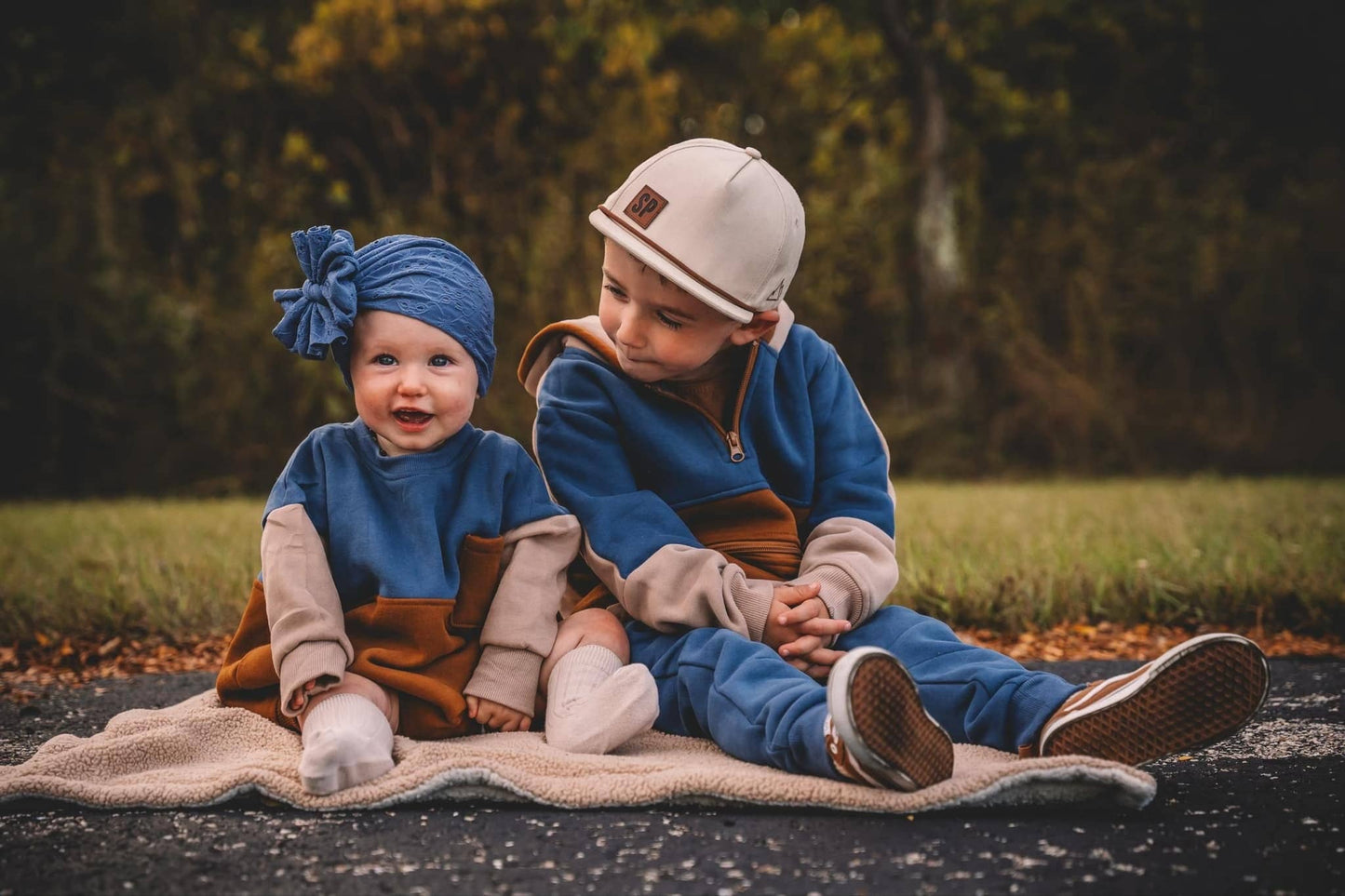 Color Block Sweatshirt Romper