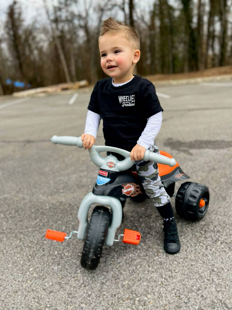 Wheelies over Feelies