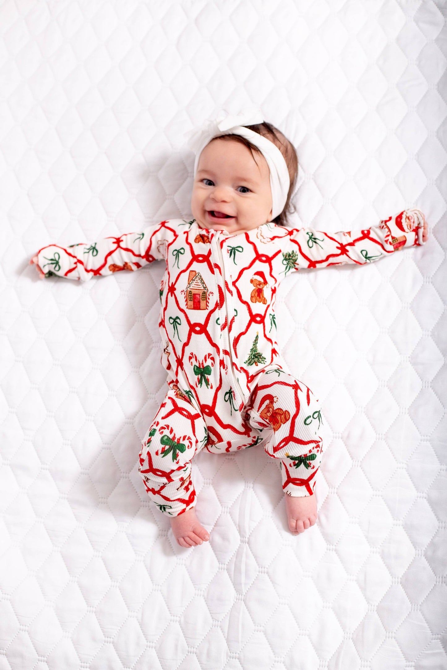 COZY CHRISTMAS | ZIP ROMPER