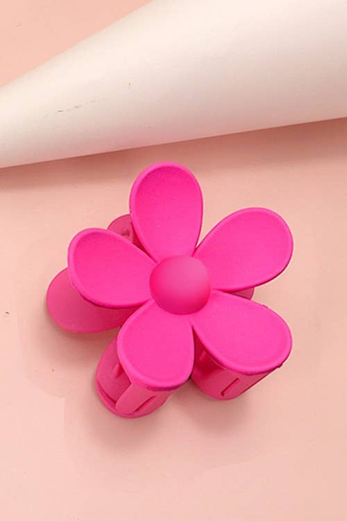 FLOWER HAIR CLAW CLIPS
