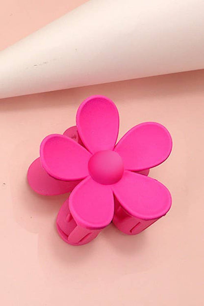 FLOWER HAIR CLAW CLIPS