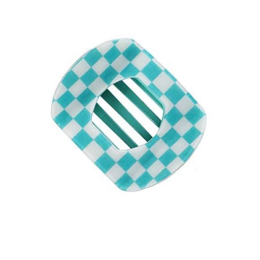 Flat Oval Hair Claw Clips Secure Styling | 40H1031
