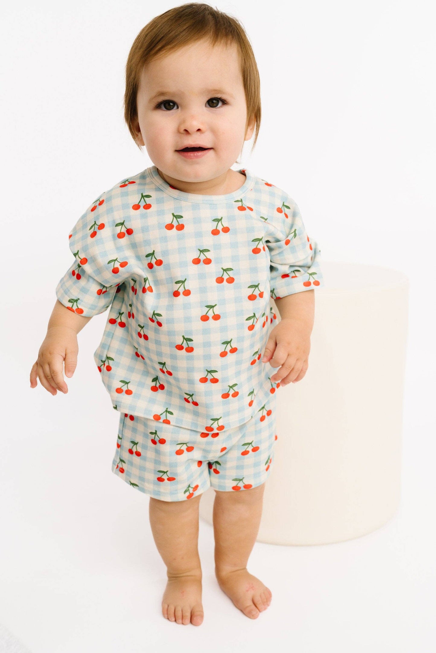 Cherry Picnic Slouchy Set