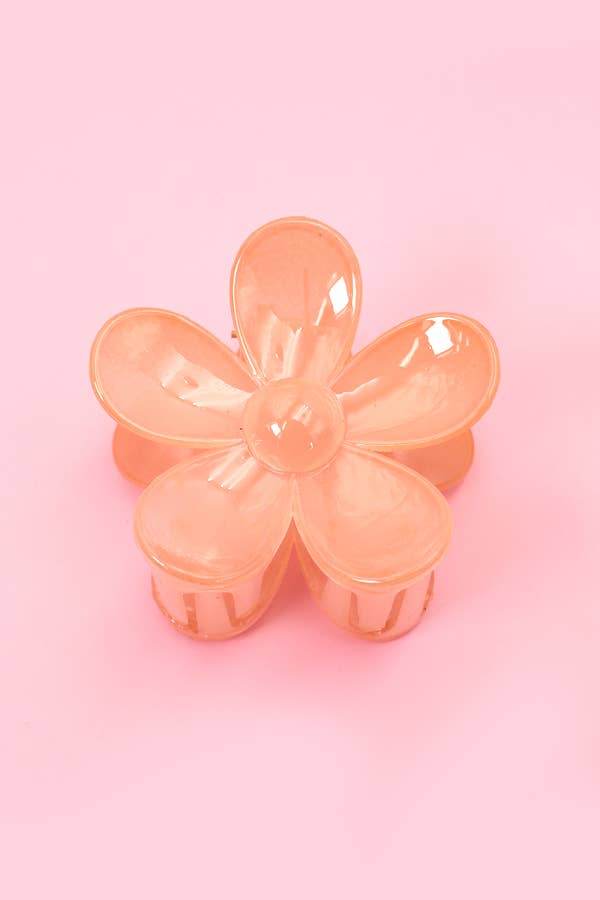 FLOWER HAIR CLAW CLIPS