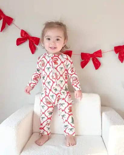 COZY CHRISTMAS | ZIP ROMPER