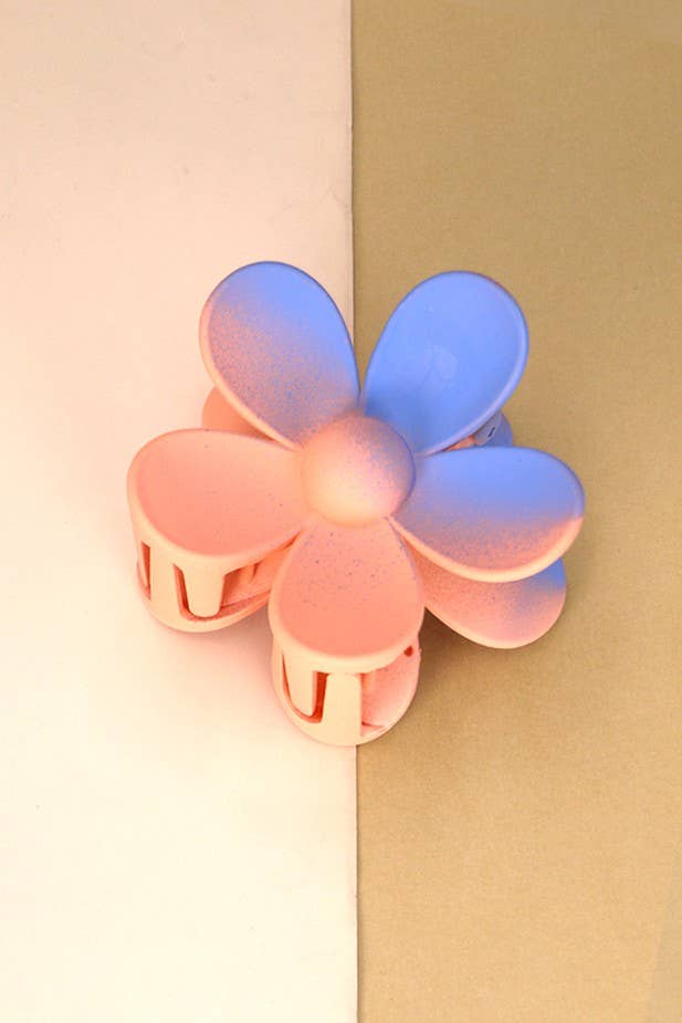 FLOWER HAIR CLAW CLIPS