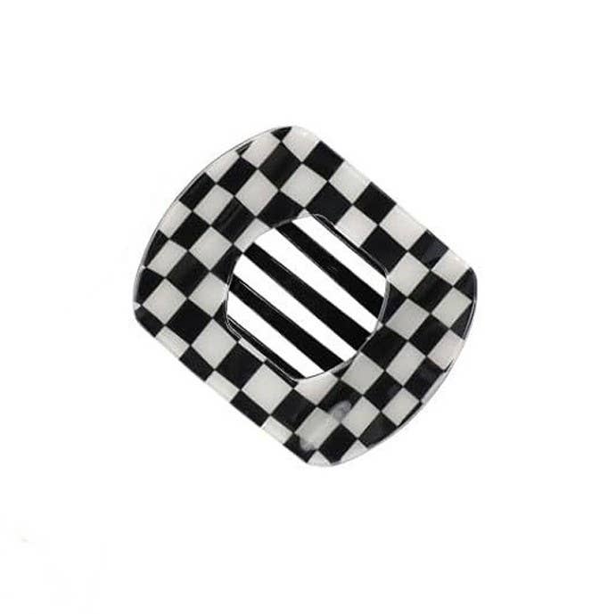 Flat Oval Hair Claw Clips Secure Styling | 40H1031