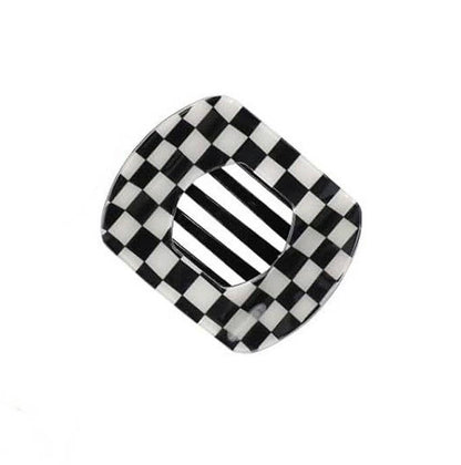 Flat Oval Hair Claw Clips Secure Styling | 40H1031