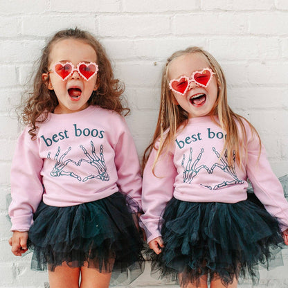 Halloween sweatshirt for kids, BEST BOOS Pink Pullover