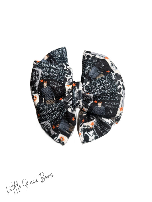 Morgan Wallen Inspired Messy Bow