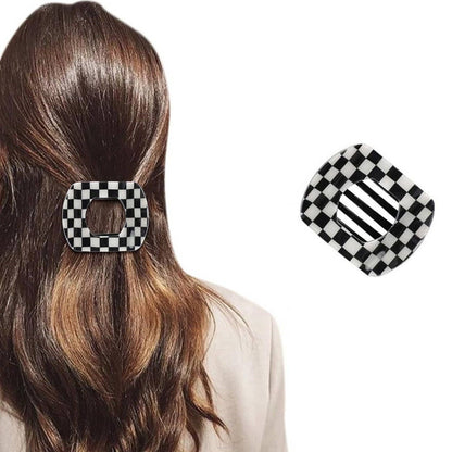 Flat Oval Hair Claw Clips Secure Styling | 40H1031