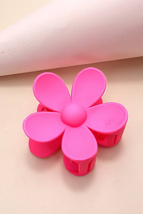 FLOWER HAIR CLAW CLIPS