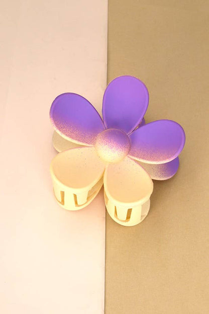 FLOWER HAIR CLAW CLIPS