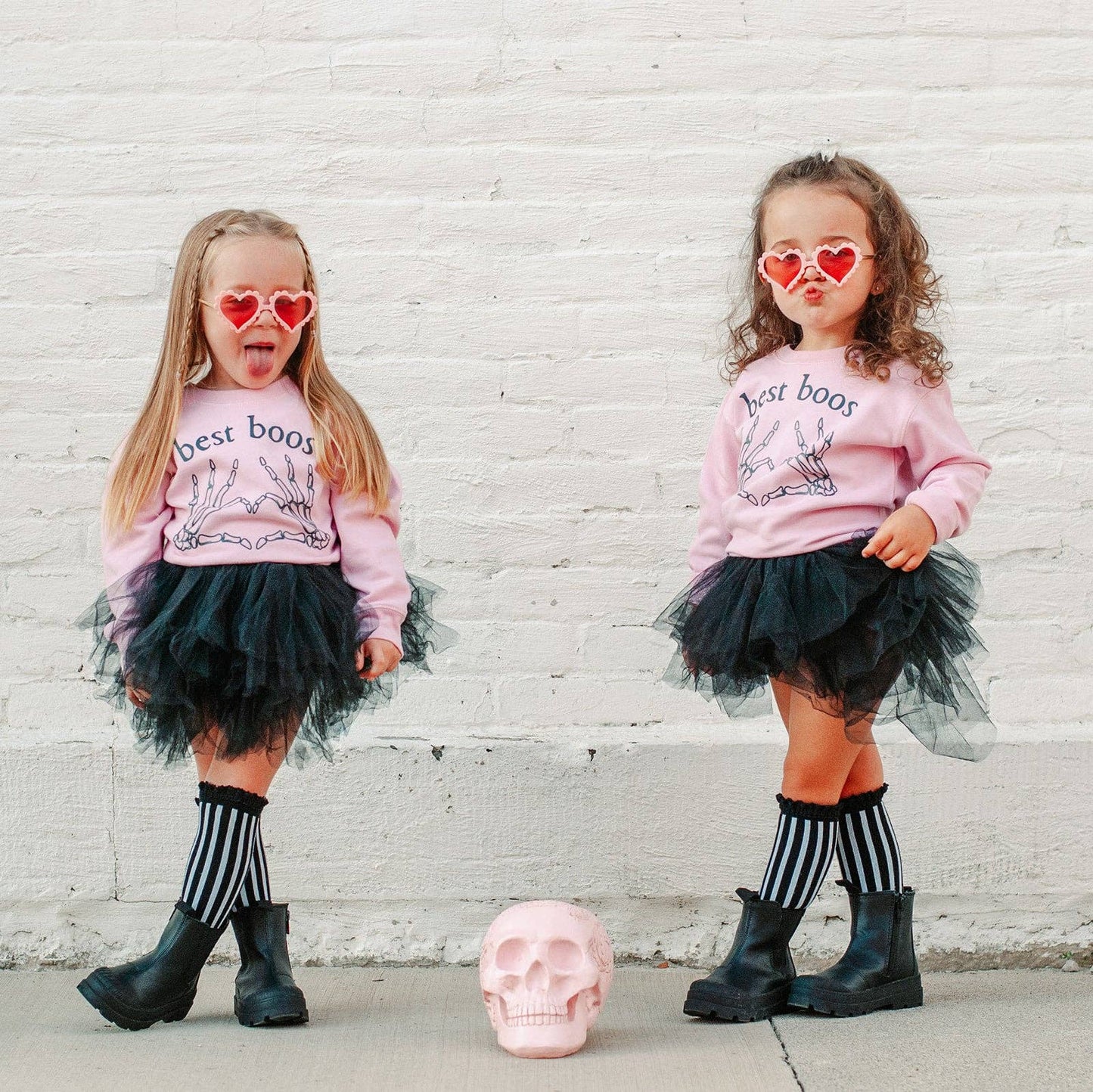 Halloween sweatshirt for kids, BEST BOOS Pink Pullover