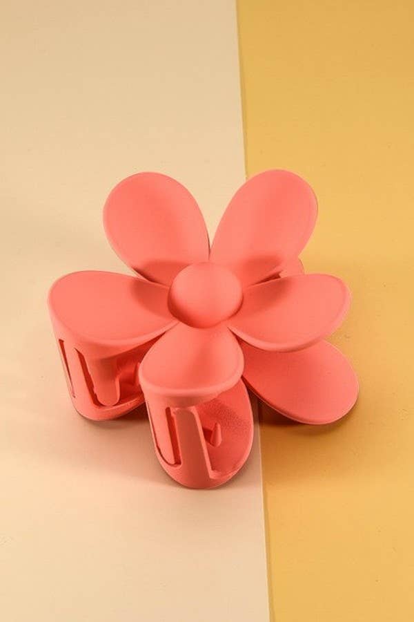 FLOWER HAIR CLAW CLIPS