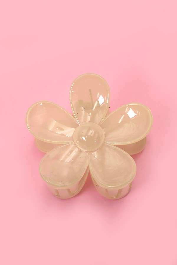 FLOWER HAIR CLAW CLIPS