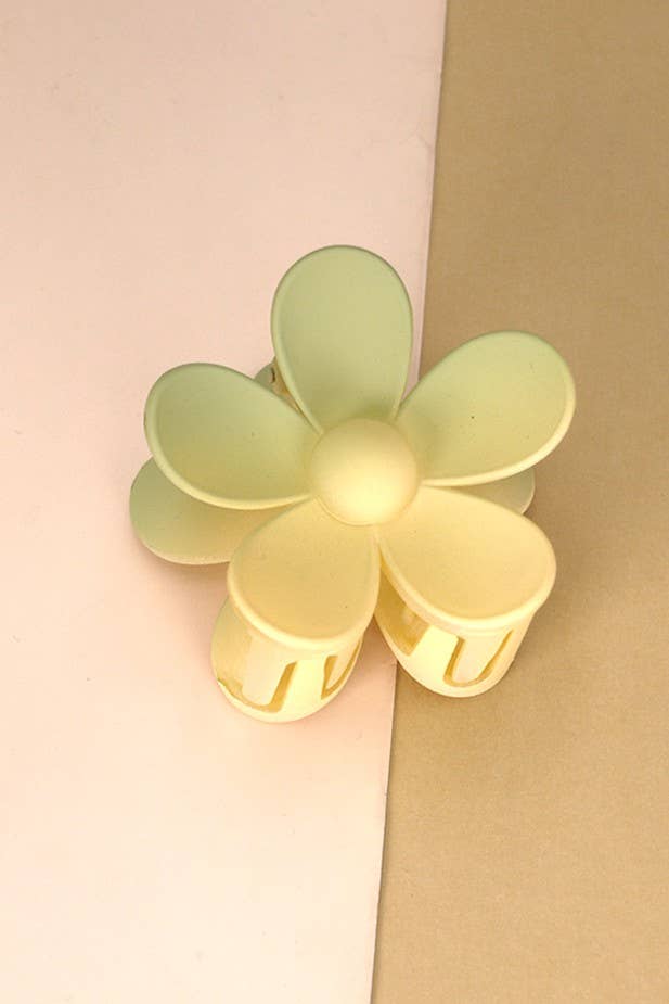 FLOWER HAIR CLAW CLIPS