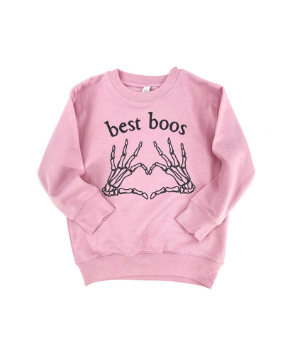 Halloween sweatshirt for kids, BEST BOOS Pink Pullover