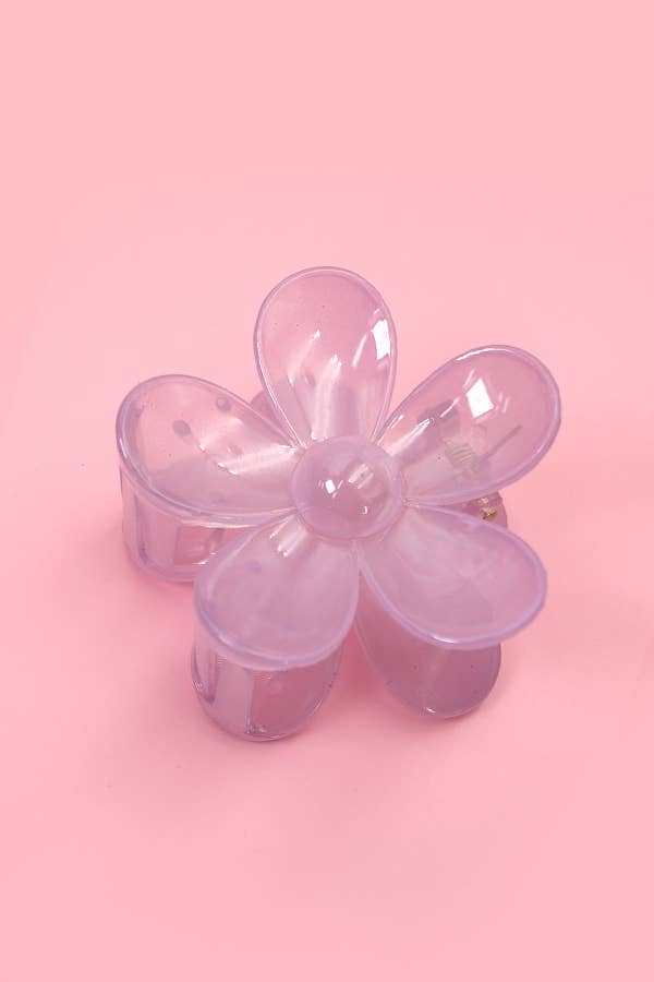 FLOWER HAIR CLAW CLIPS