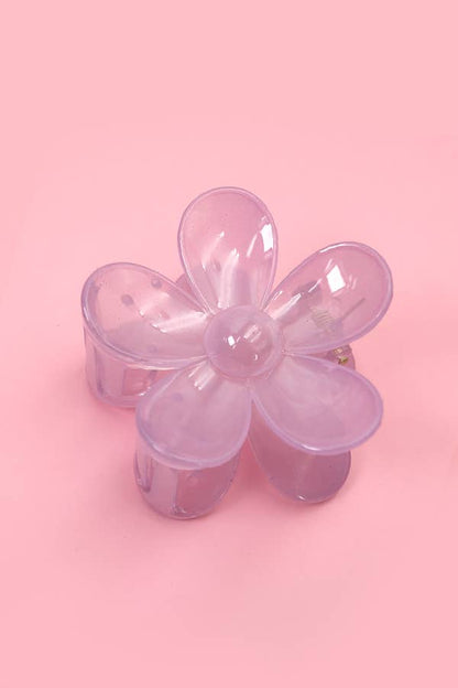 FLOWER HAIR CLAW CLIPS