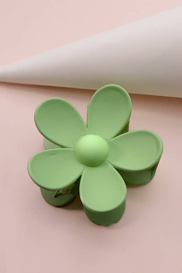 FLOWER HAIR CLAW CLIPS