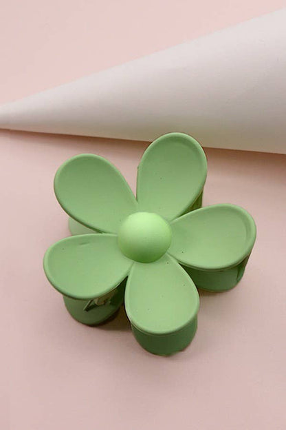 FLOWER HAIR CLAW CLIPS