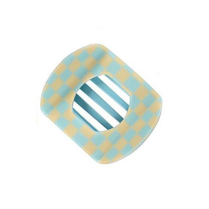 Flat Oval Hair Claw Clips Secure Styling | 40H1031