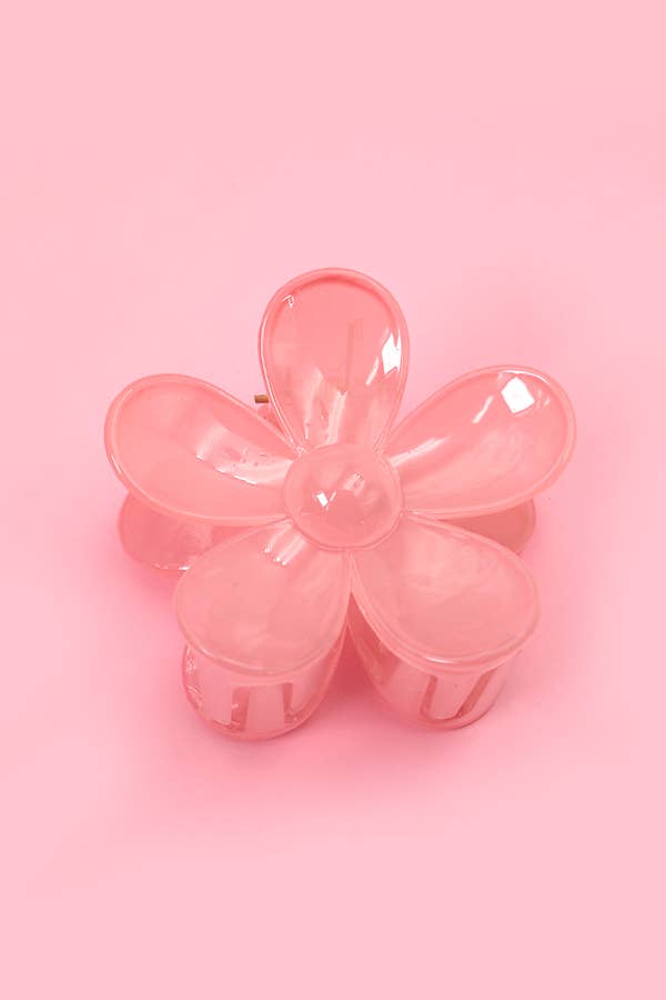 FLOWER HAIR CLAW CLIPS